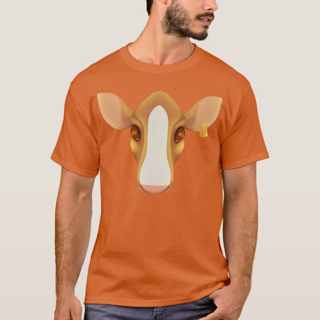 Lineless Cow Art Version C T-Shirt (Vorderseite)