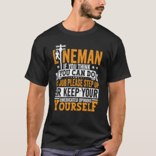 Lineman Apparel Electrician Power Pole Eletric Lin T-Shirt