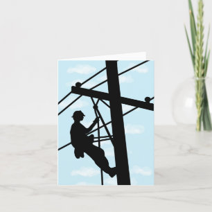 Lineman Apprecision Fun Trivia Card Karte