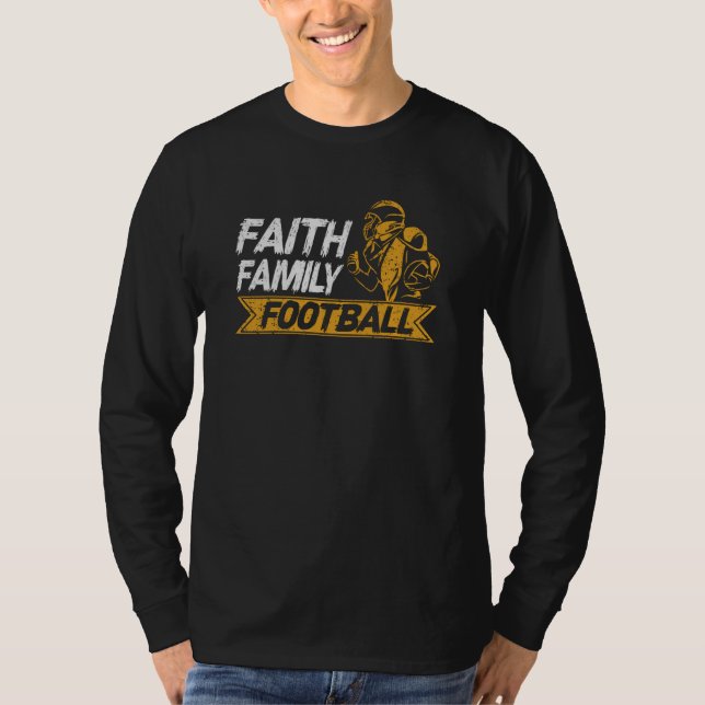 Lineman Because Brick Wall American Football T-Shirt (Vorderseite)