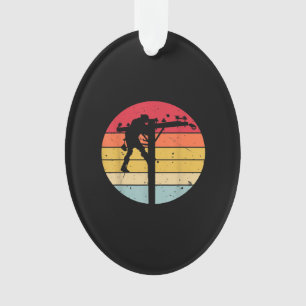 Lineman Electrician Gift Ornament