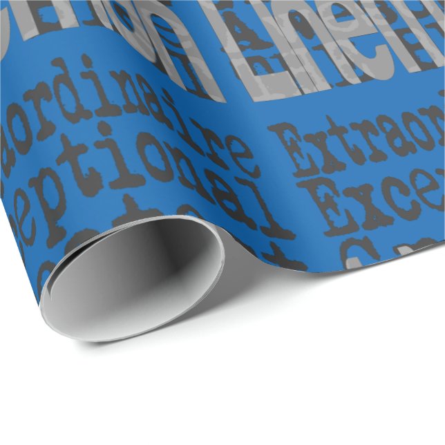 Lineman Extraordinaire Geschenkpapier (Rolleneckpunkt)