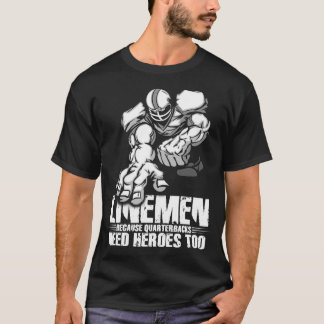 Lineman Football Shirt Quarterbacks Helden