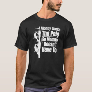 Lineman für Verheiratete Männer und Lineman Mama T-Shirt
