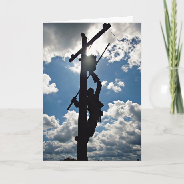 Lineman-Karte rusty Karte (Vorderseite)