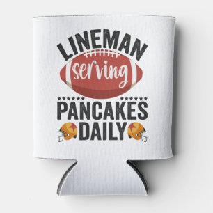 Lineman Serving Pancakes Daily Funny Football Gift Dosenkühler