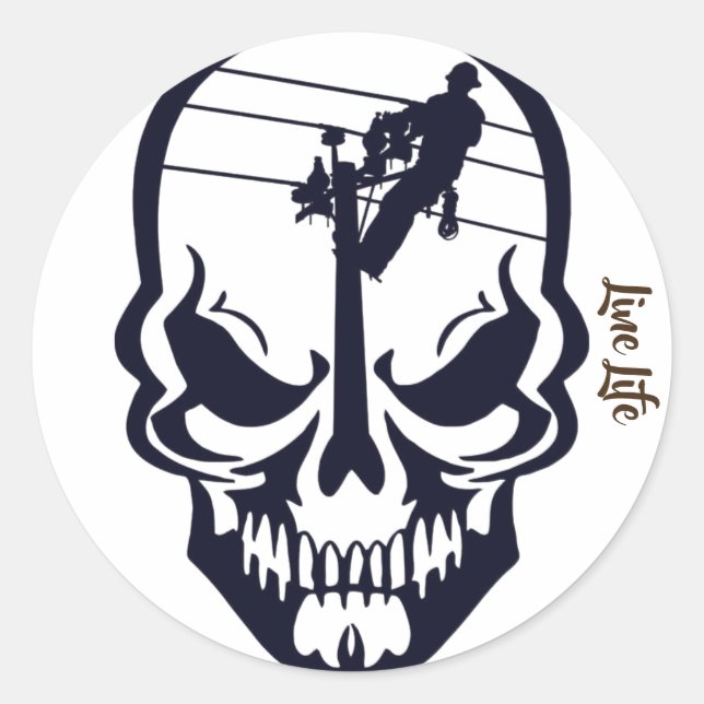 Lineman Sticker (Vorderseite)