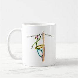 Lineman Stickman Kaffeetasse