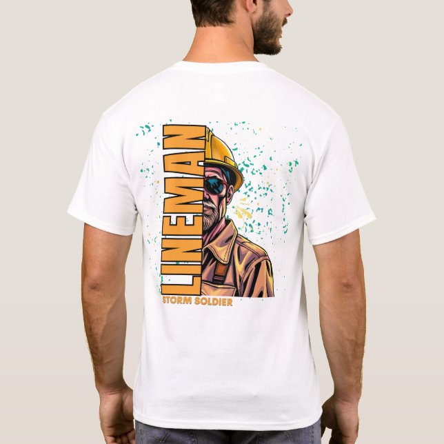 Lineman Storm Soldier T-Shirt (Rückseite)