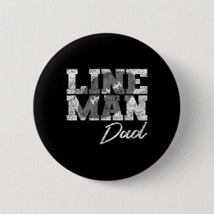 Lineman Vater - Fußballspielerfamilie Button