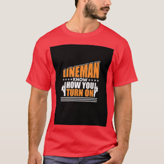 Lineman weiß, wie man den Elektriker Lineman G T-Shirt