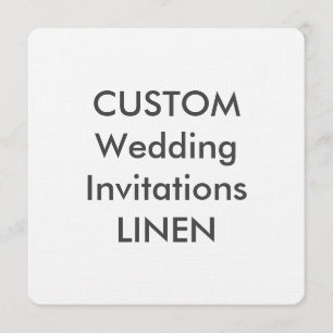 LINEN 100lb 5,25 pouces Carré Invitations de maria