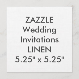 LINEN 100lb 5,25 pouces Carré Invitations de maria