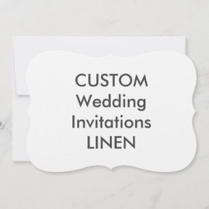 LINEN 100lb 7x5" Bracket Form Hochzeitseinladungen Einladung