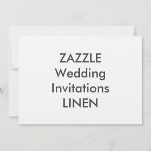 LINEN 7" x 5" Invitations de mariage