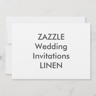 LINEN 7" x 5" Invitations de mariage