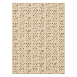 Linen Aussehen Blume Blätter Muster Tischdecke