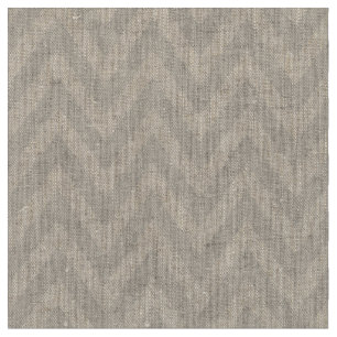 Linen Beige Moderne Zickzack Streifen Stoff