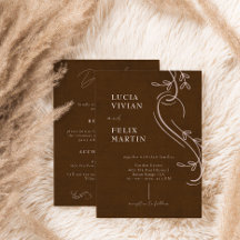 Linen Espresso Brown All in One Wedding