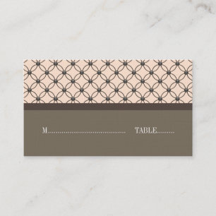 Linen Extravagant Lattice Wedding Platzkarten