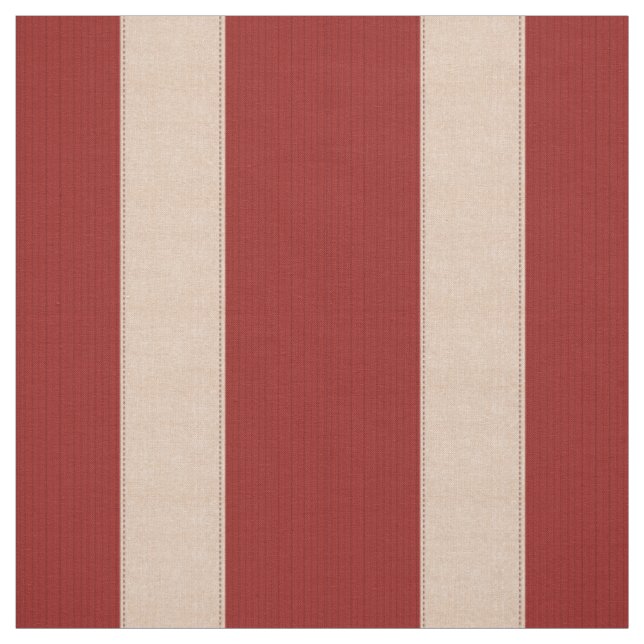 Linen Look Red Stripes Muster Stoff (Muster)