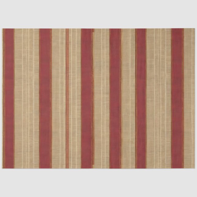 Linen Luxury Trendy Burgundy Gold Collection Seidenpapier (Vorderseite)