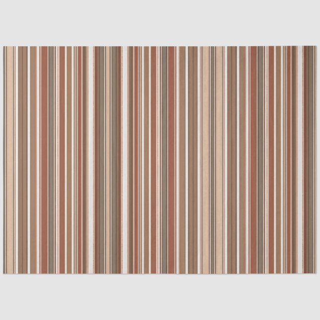 Linen Luxus Trendbraune Textur Kollektion Seidenpapier (Vorderseite)