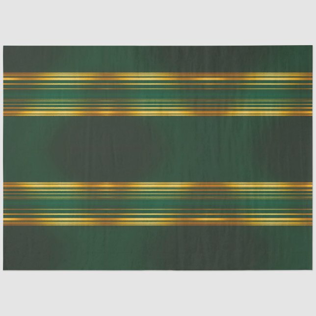 Linen Luxus Trendy Green Gold Texture Collection Seidenpapier (Vorderseite)