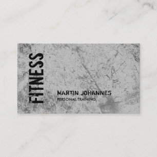 Linen Modern Personal Trainer Fitness Sport Visitenkarte