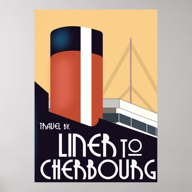 Liner nach Cherbourg Poster (Vorne)