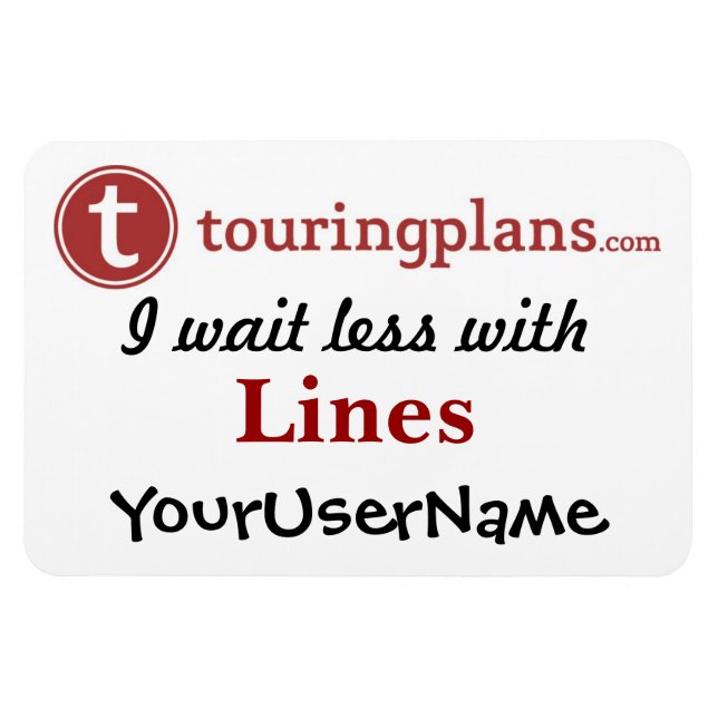 Lines Car & Resort Door Magnet (weiß) (Horizontal)