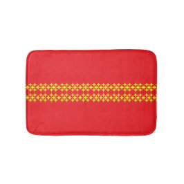 Lines of Stars Bath Mat Badematte