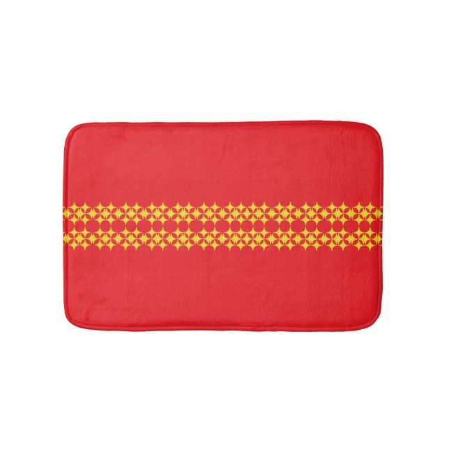 Lines of Stars Bath Mat Badematte (Vorderseite)
