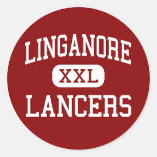 Linganore - Lancers - Hoch - Frederick Maryland Runder Aufkleber