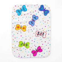 Linge de bébé de papillons