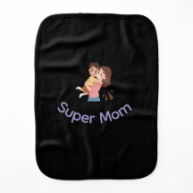 Lingette de bavoir (design Super Maman).