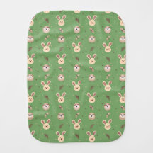 Lingettes de lapins, hiboux et papillons mignons