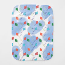 Motif de doodles d'été de cerf-volant