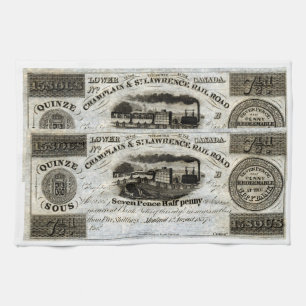 Linge De Cuisine 1837 Monnaie ferroviaire canadienne