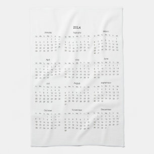 Linge De Cuisine 2014 cadeaux de calendrier