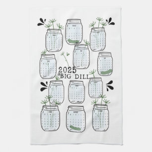Linge De Cuisine 2025 Calendrier Cuisine Tea Towel