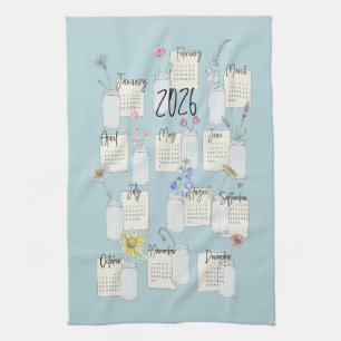 Linge De Cuisine 2026 Calendrier Cuisine Tea Towel