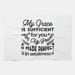 Linge De Cuisine 2 Corinthiens 12:9 – Ma Grâce Est Suffisante Art