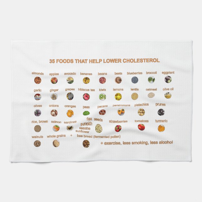 Linge De Cuisine 35 Meilleurs aliments qui aident à réduire le chol (Horizontal)