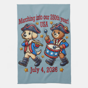 Linge De Cuisine 4 juillet USA 250e anniversaire Semiquincentenaire
