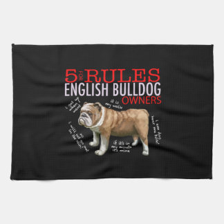 Linge De Cuisine 5 Règles pour les propriétaires de bulldog anglais