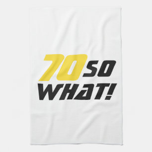 Linge De Cuisine 70e anniversaire Motivational Funny Positif Modern
