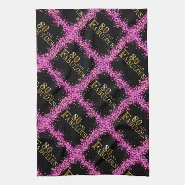 Linge De Cuisine 80e anniversaire (Vertical)