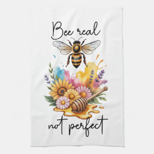 Linge De Cuisine Abeille réelle pas parfaite
