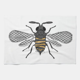 Linge De Cuisine Abeille vintage
